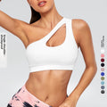 One-Shoulder Sports Bra Fitness Yoga Quick-Dry Top